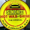 Sign with Simoniz Hot Wax and Shine The Original with Pure Carnauba Wax
